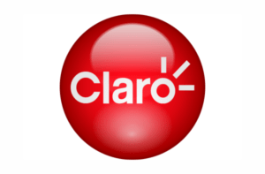 logo claro fondo rojo letras blancas