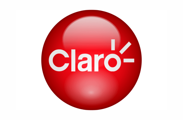 logo claro fondo rojo letras blancas