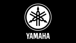 logo yamaha fondo negro