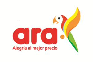 logo ara figura de pajaro