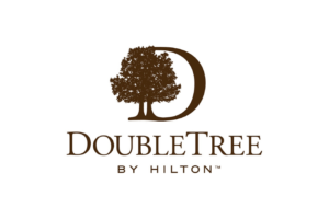 logo color marron oscuro hotel DoubleTree