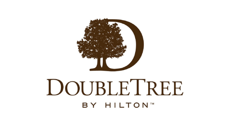 logo color marron oscuro hotel DoubleTree