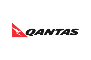 logo qantas canguro