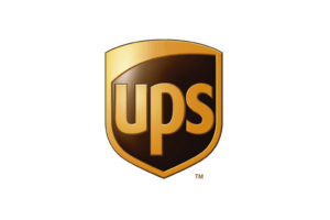 Logo naranja con marrón UPS