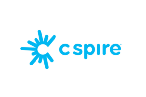 logo c spire letras azul claro