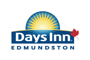 Logo azul con amarillo y rojo hotel Days inn