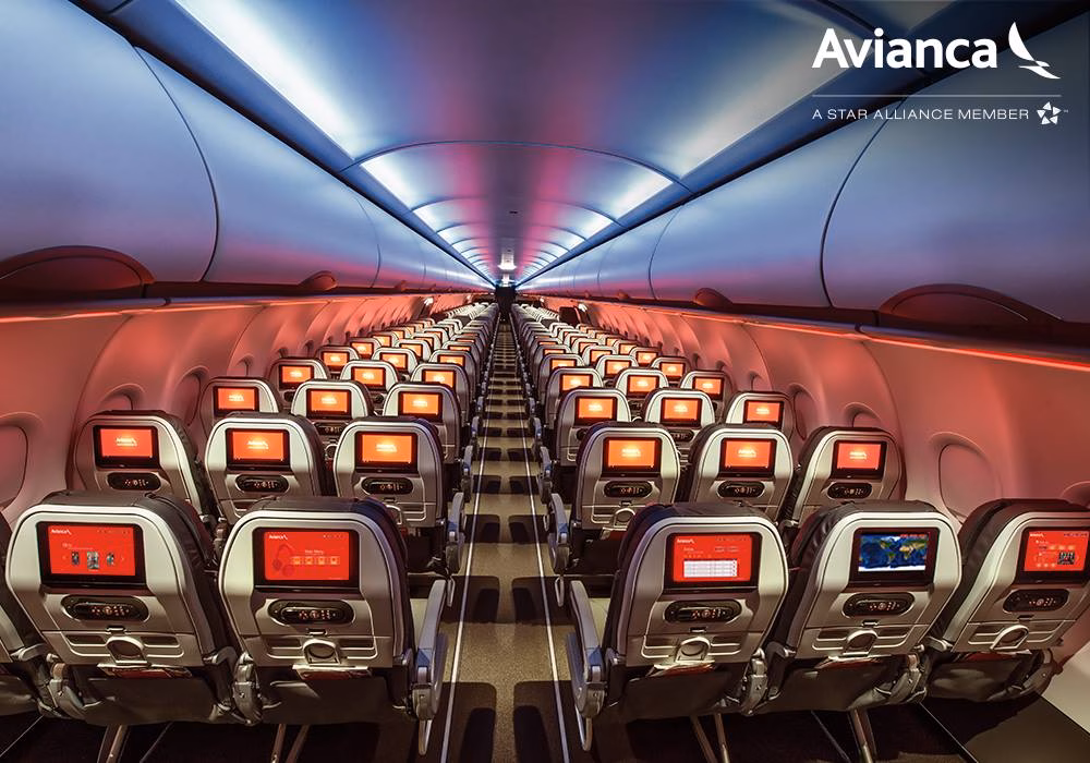 Servicios a bordo y experiencia en vuelo Avianca