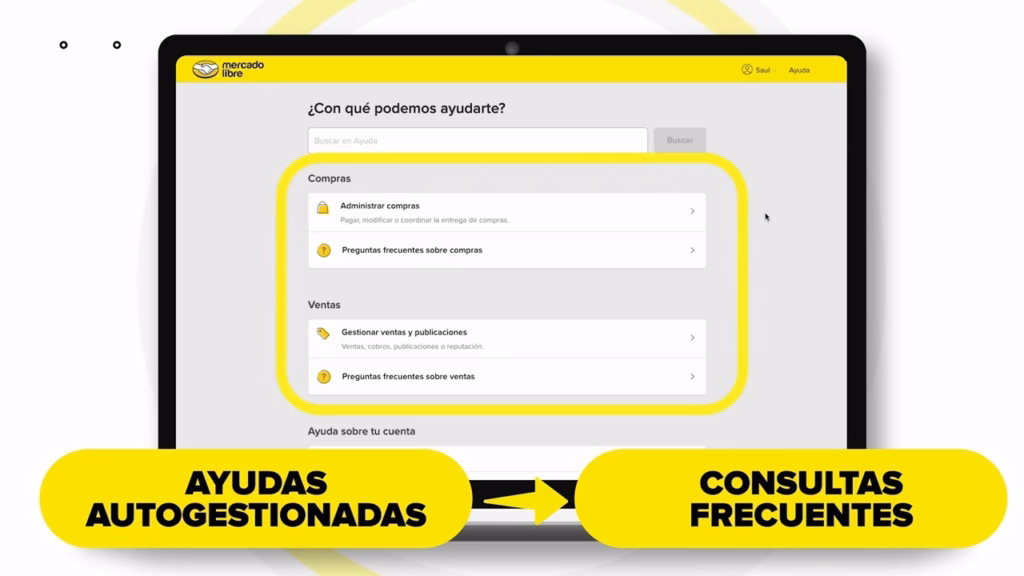 Paso a paso para contactar soporte desde una compra activa
