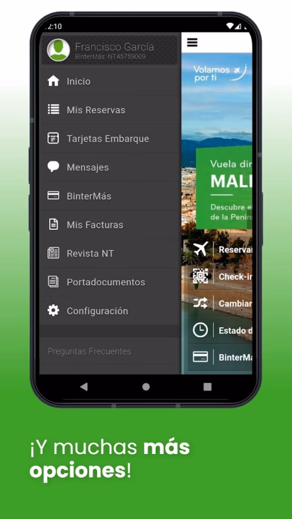 Contacto Online con Binter Canarias