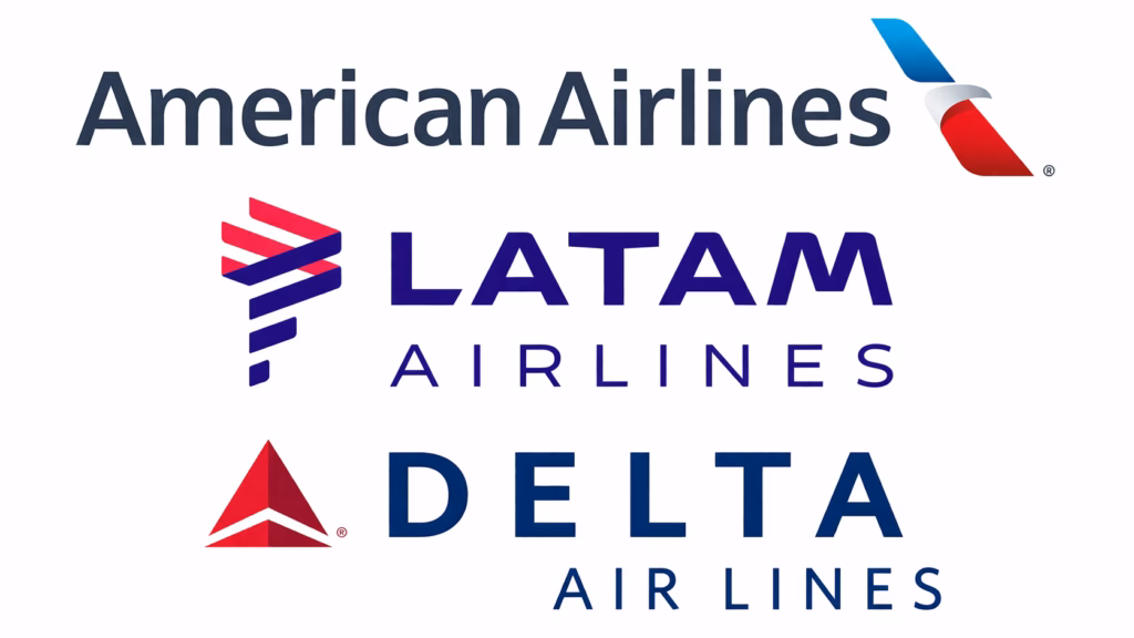 American Airlines, LATAM Airlines, Delta Air Lines