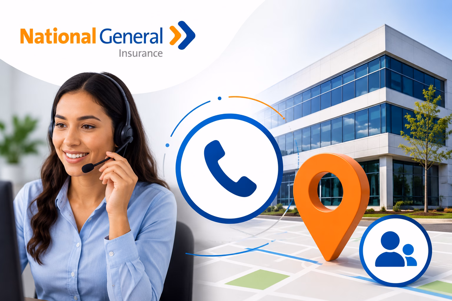 Teléfono y Oficinas de National General Insurance Servicio al Cliente en Español