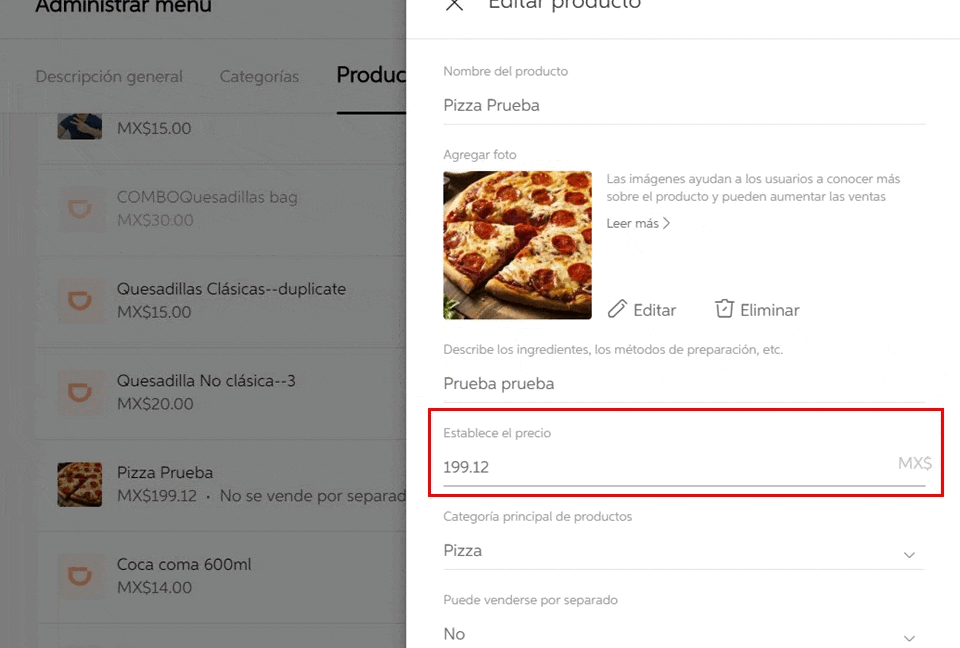 Soporte para Restaurantes en DiDi Food