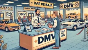 Como dar de baja un vehiculo en dmv