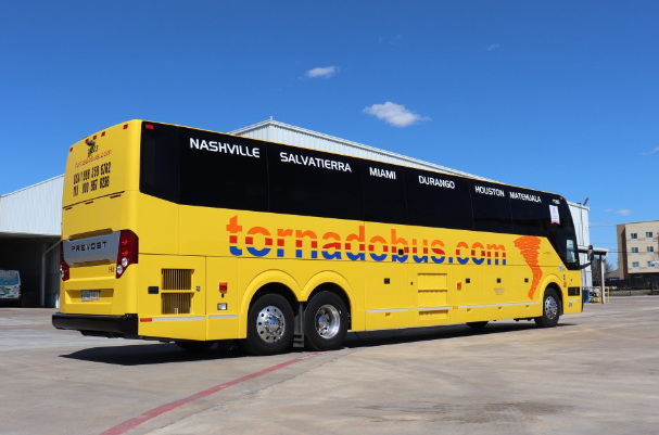 Autobuses Tornado en Oklahoma