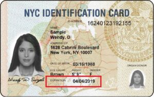 Oficina para sacar ID en New York City