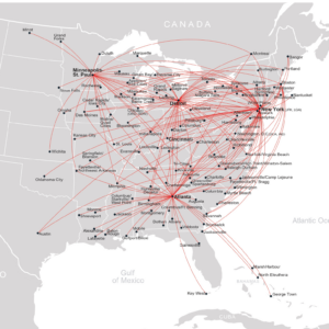 Rutas Endeavor Air