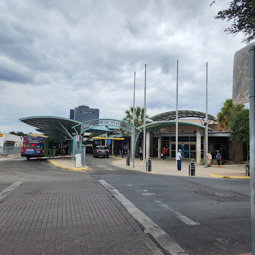 Greyhound bus station in Mcallen Texas