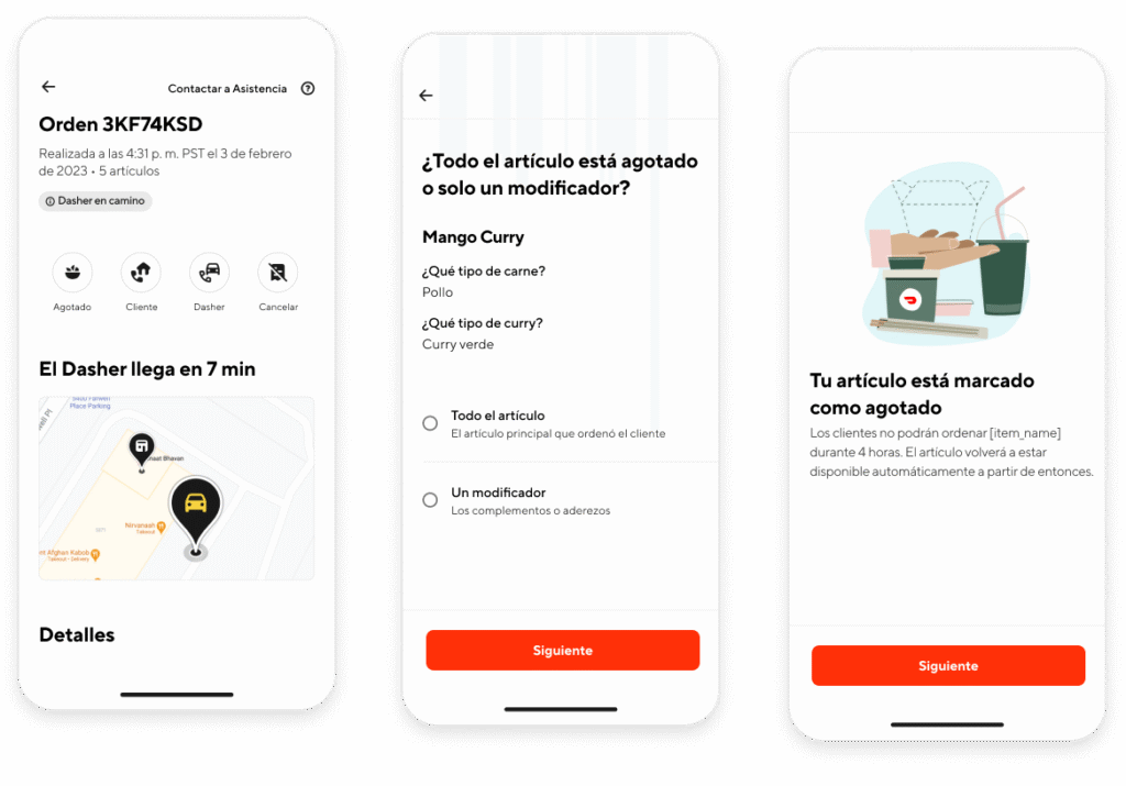 Cómo cancelar una orden en la app de DoorDash