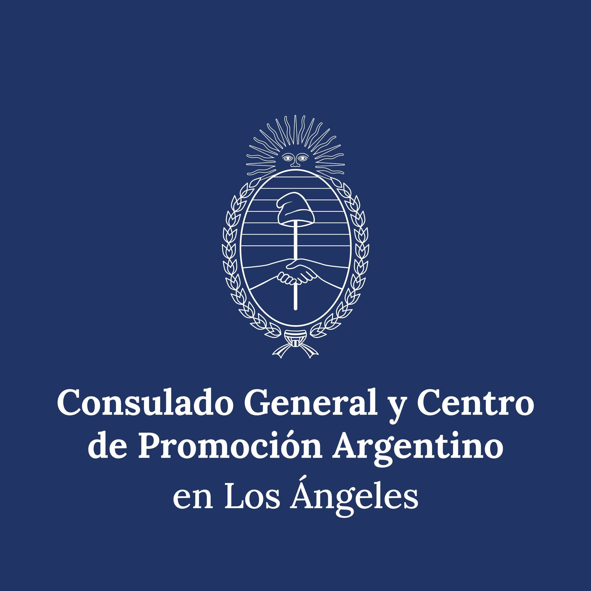 Logo del Consulado de Argentina en Los Ángeles
