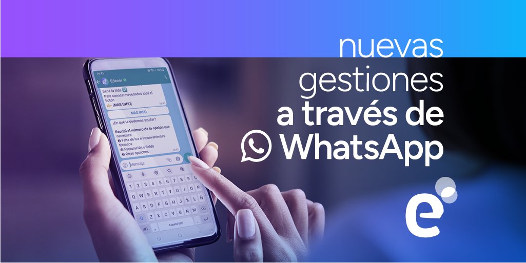 Edenor WhatsApp consultas