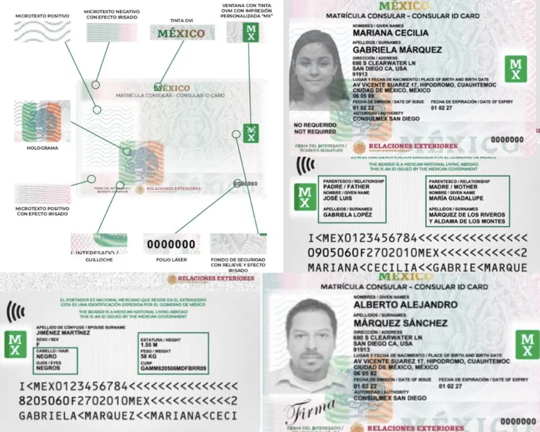 Matrícula consular mexicana: documentos y precios