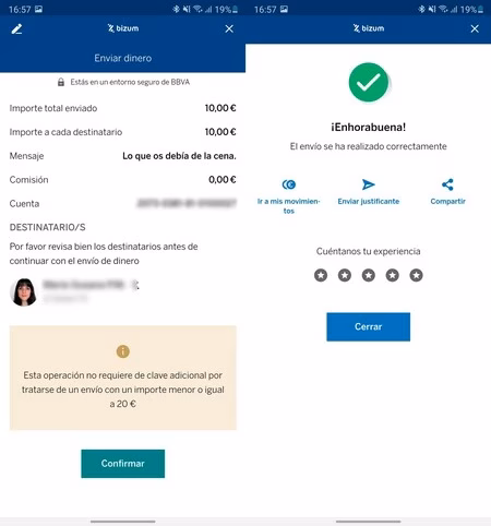 Cómo recibir dinero en cada banco Bizum