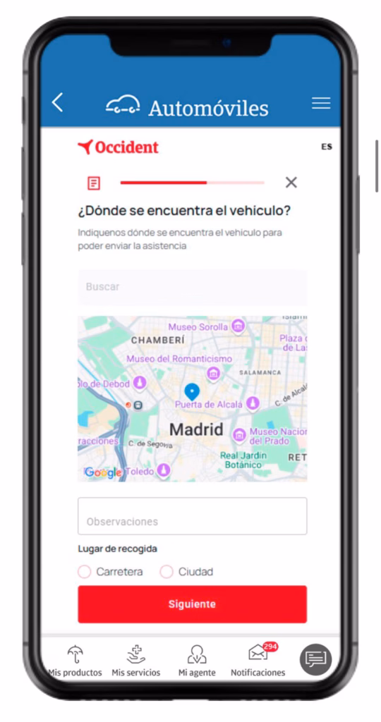 Pasos para solicitar asistencia 24 horas