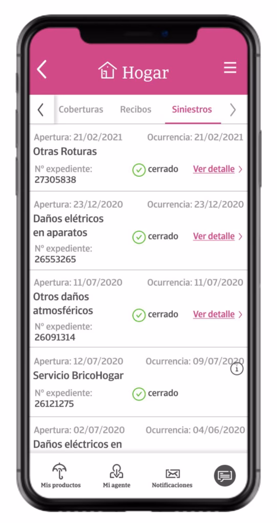 Siniestros de salud y accidentes personales