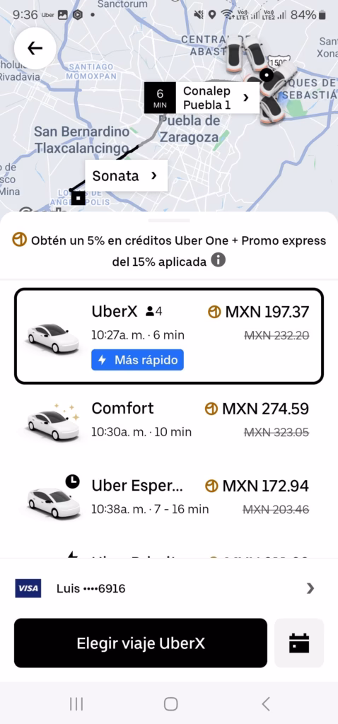 Ejemplo real de ganancia por viaje paso a paso
