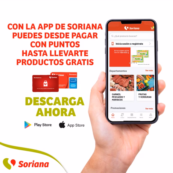 WhatsApp Soriana y Canales Digitales (Chat, Redes y App)