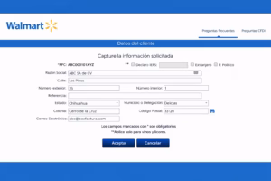 Portal Oficial de Walmart Facturación en Línea 2026