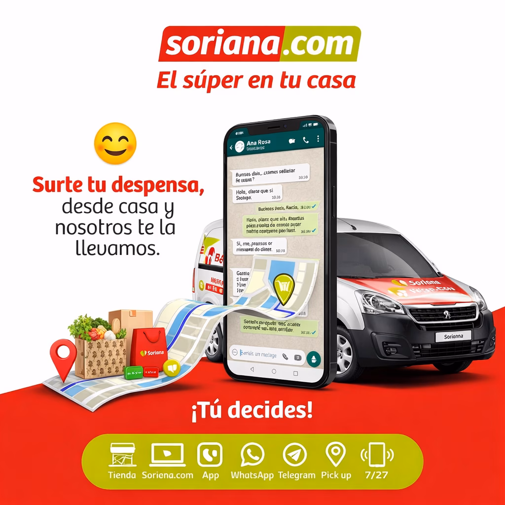 Servicio a Domicilio Soriana y Compras en Línea