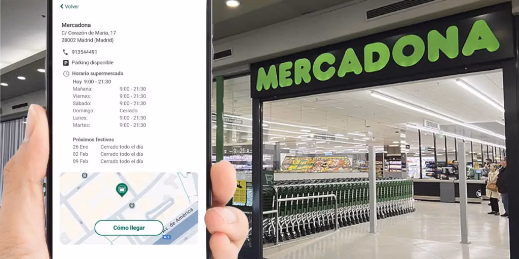 Cómo encontrar el Mercadona cerca de mi ubicación actual (Guía paso a paso)