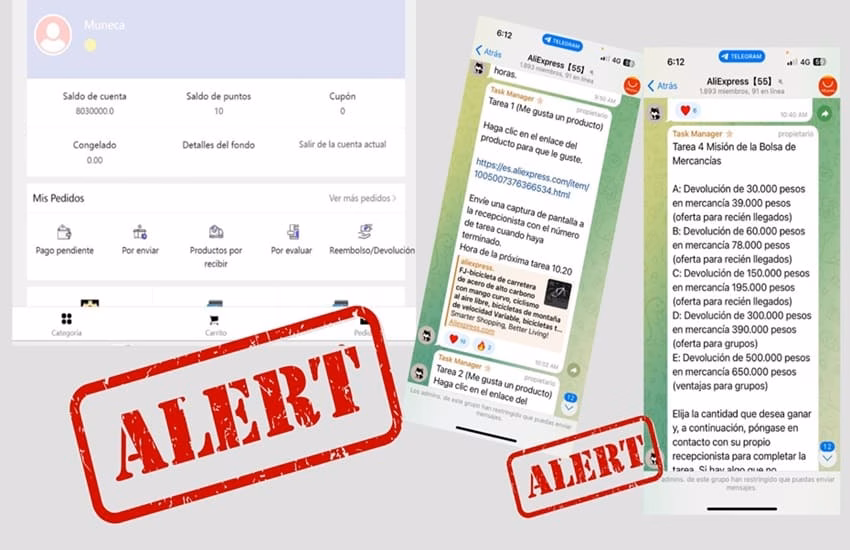 Denunciar Fraude o Estafa en AliExpress