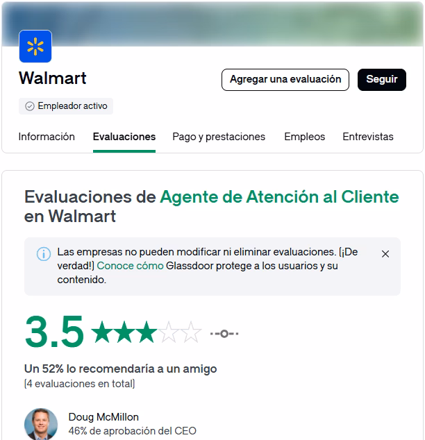 Opiniones Reales del Servicio al Cliente Walmart México