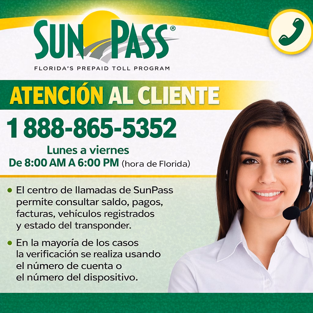 Atención al Cliente SunPass en Español (Experiencia Real 2026)