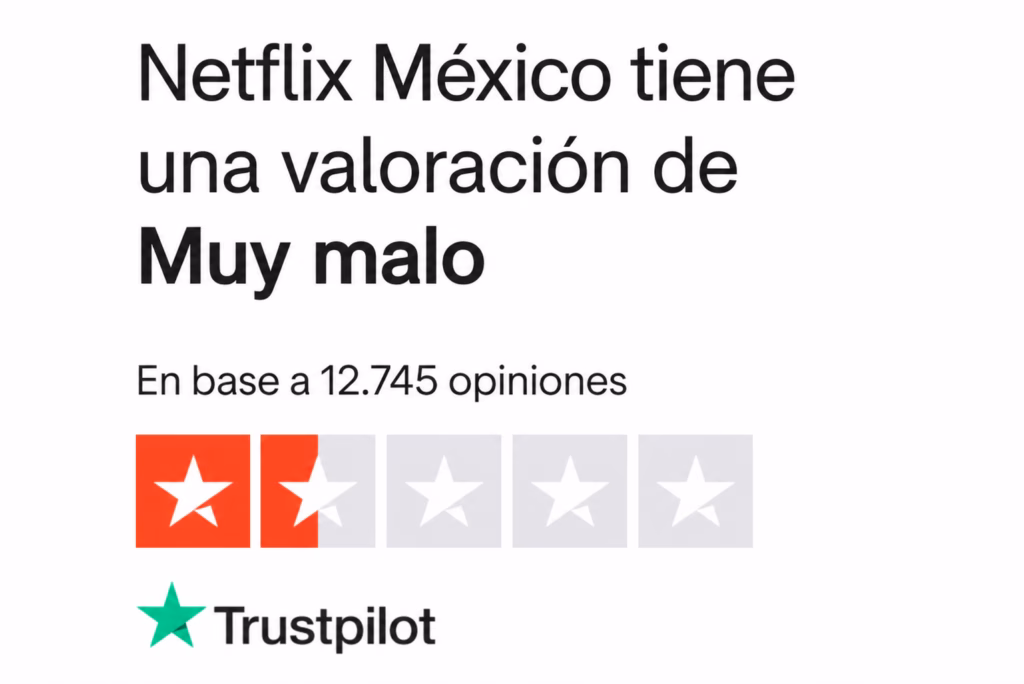 Opiniones reales sobre la atención al cliente de Netflix México