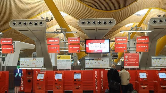 mostrador Iberia Barajas T4