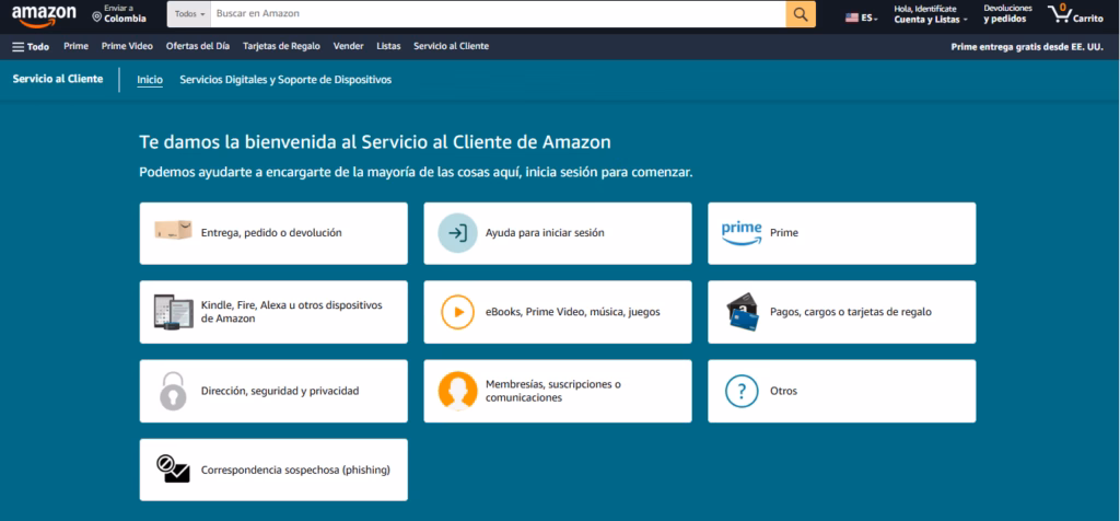 Teléfono de Amazon Prime Atención al Cliente (Números Oficiales 2026)