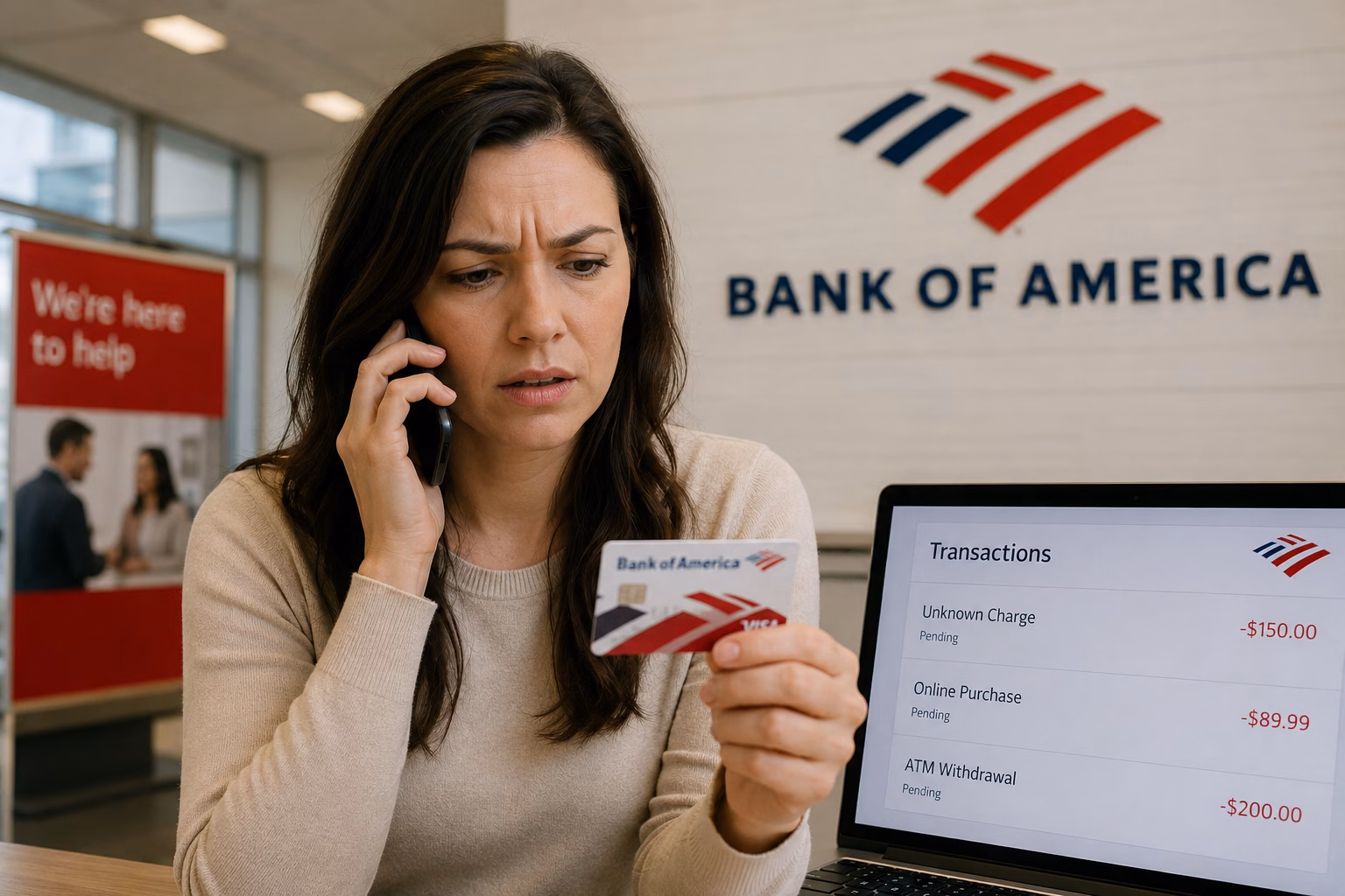 ¿Qué Son los Cargos No Reconocidos en Bank of America y Por Qué Debes Actuar en los Primeros 5 Minutos?